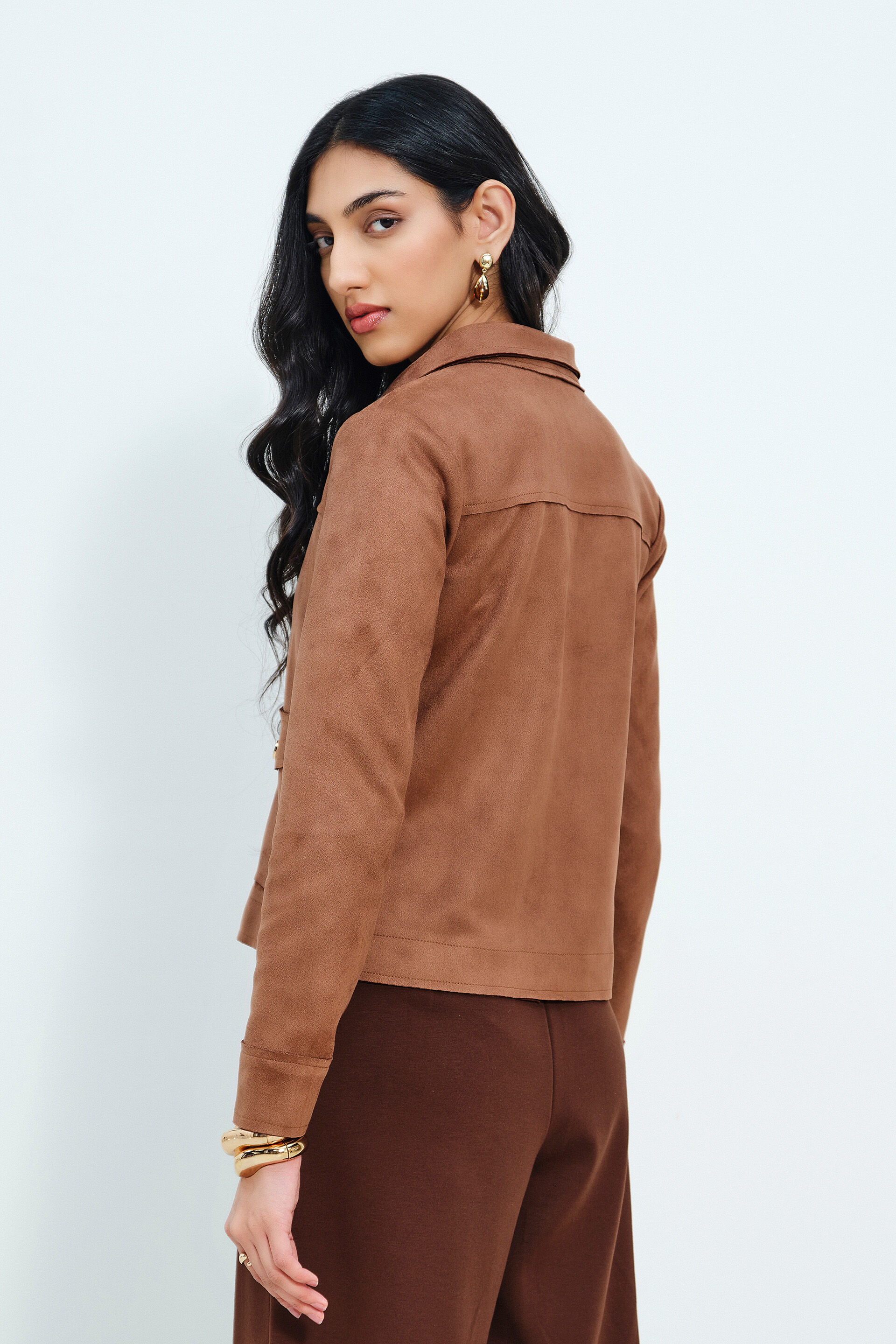 Walnut Brown Jacket, Brown, image 6